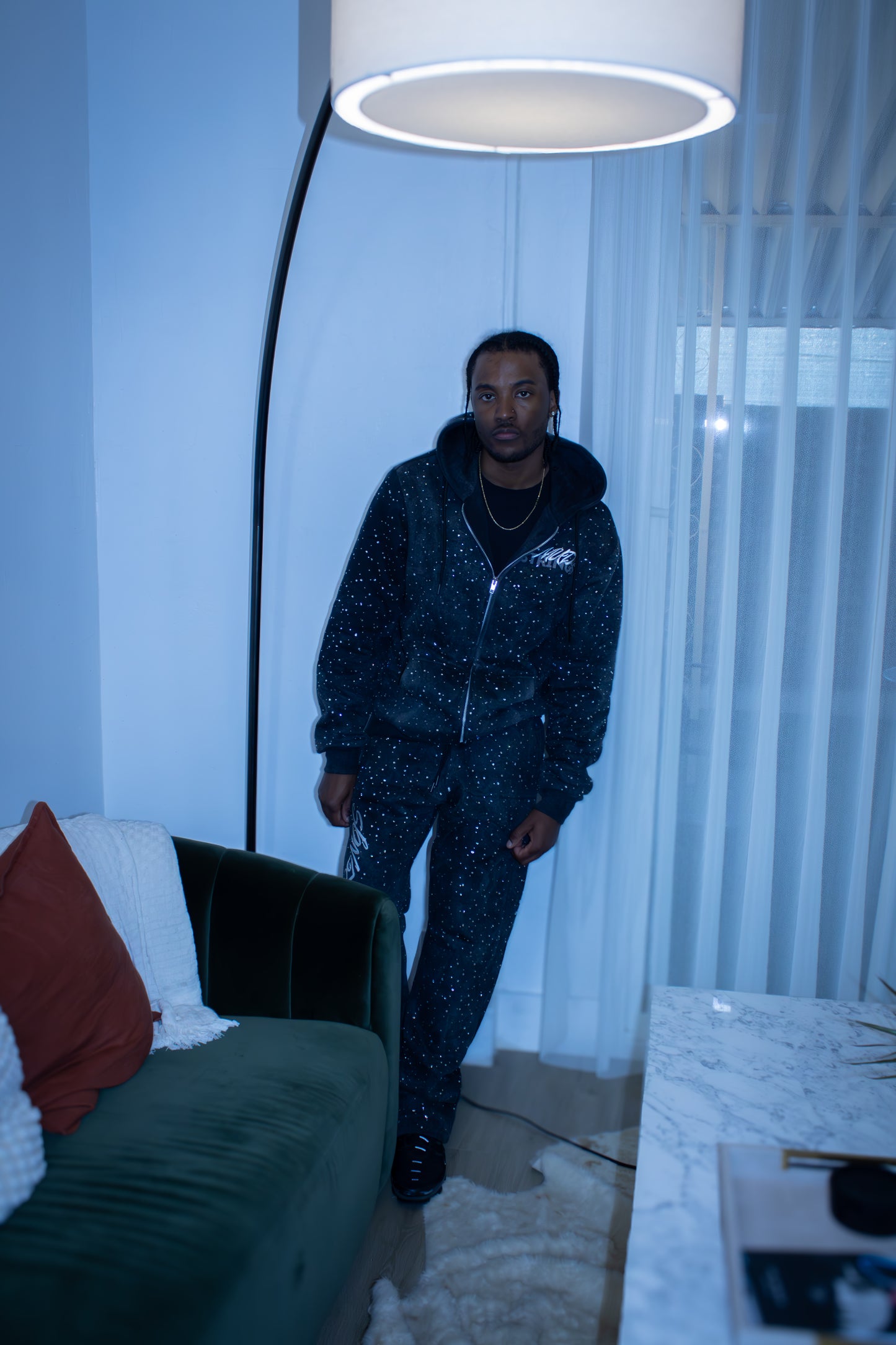 The Power Of Mudstrings Sweatsuits-Black