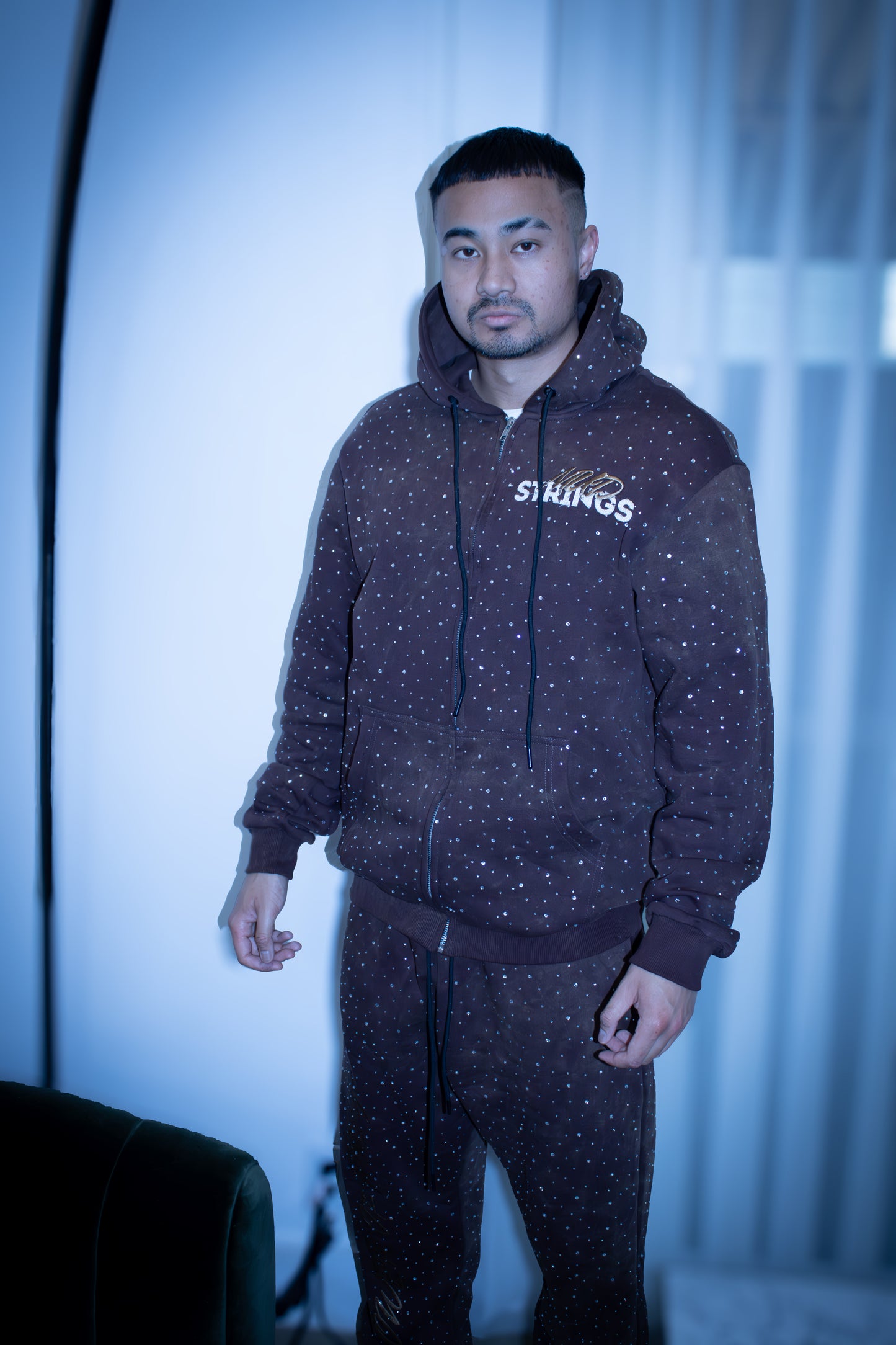 The Power Of Mudstrings Sweatsuit- Brown